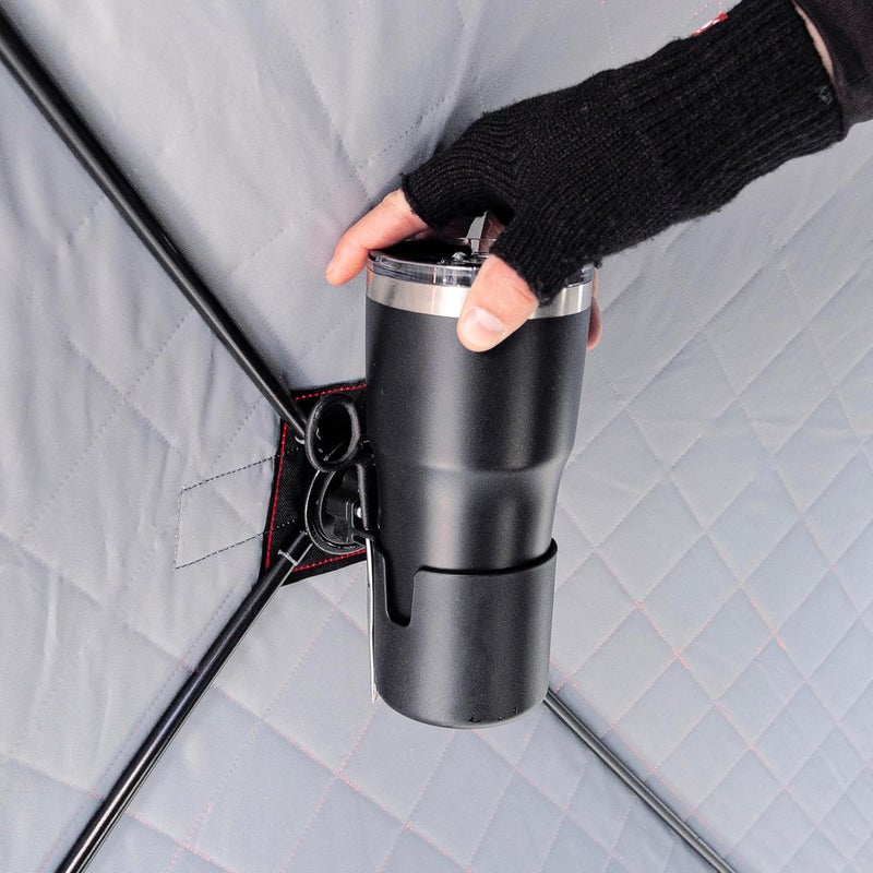 Eskimo ® E-Hub™ Cup Holder, Shelters, Black, Locking Connection, E-Hub System 44631 - Image 2